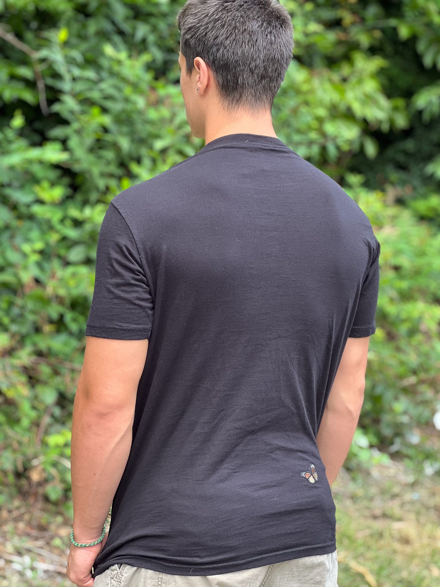 LO - Original T-Shirt Black w/ Orange Butterfly