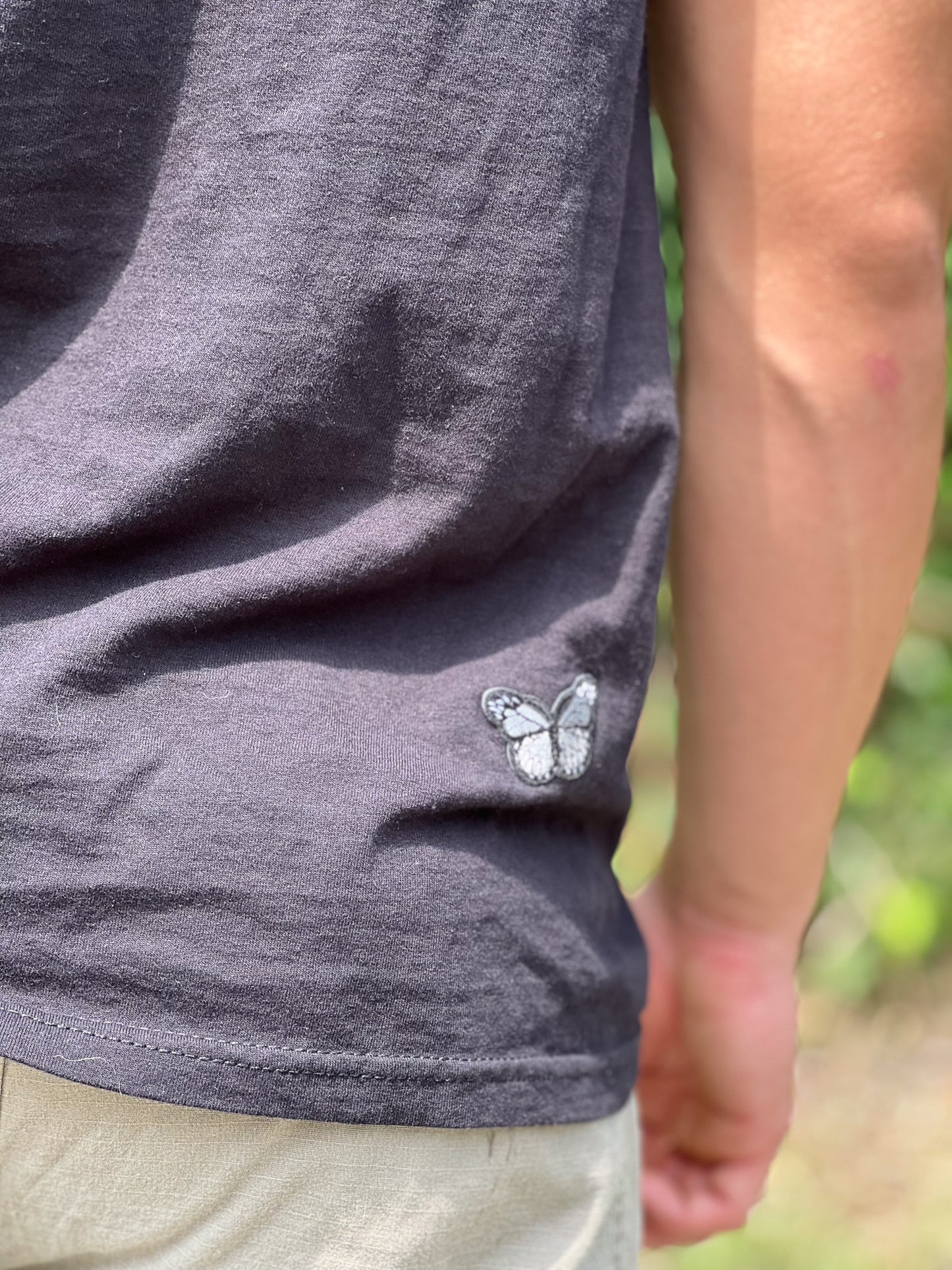 LO - Original T-Shirt Black w/ Blue Butterfly