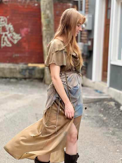 Copper and Stone Faerie Gown