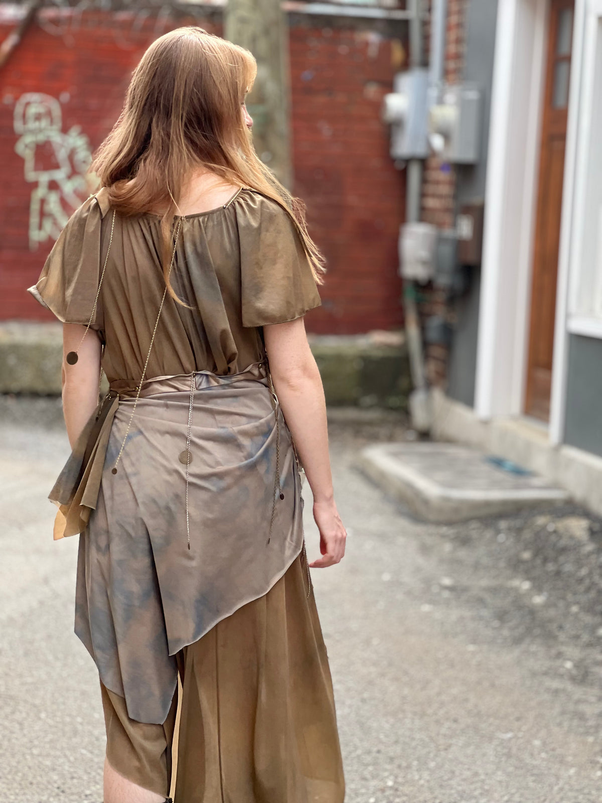 Copper and Stone Faerie Gown