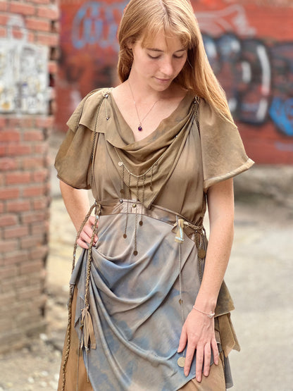 Copper and Stone Faerie Gown