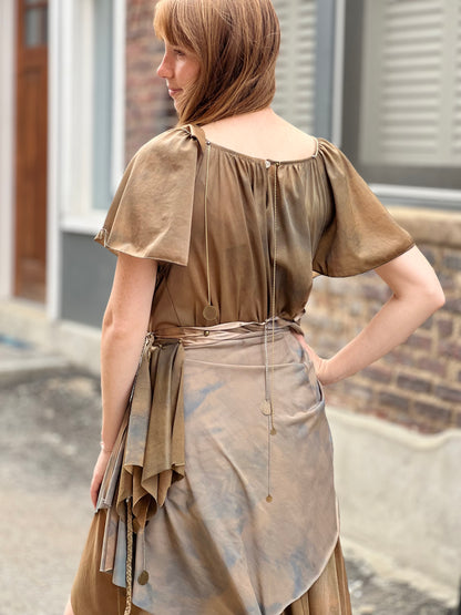 Copper and Stone Faerie Gown