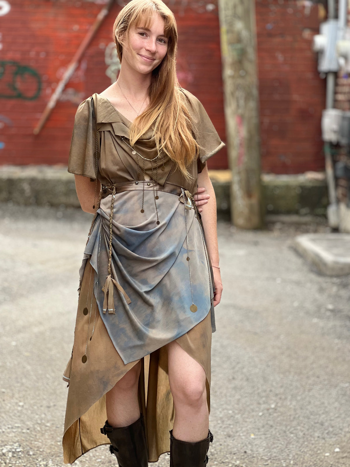 Copper and Stone Faerie Gown