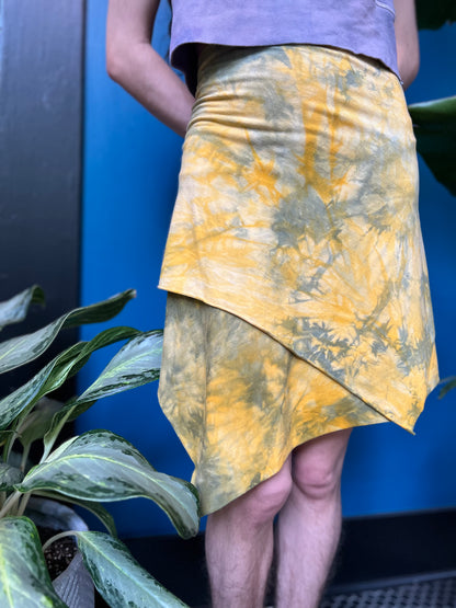 Lemon and Sage Mini Athena Skirt