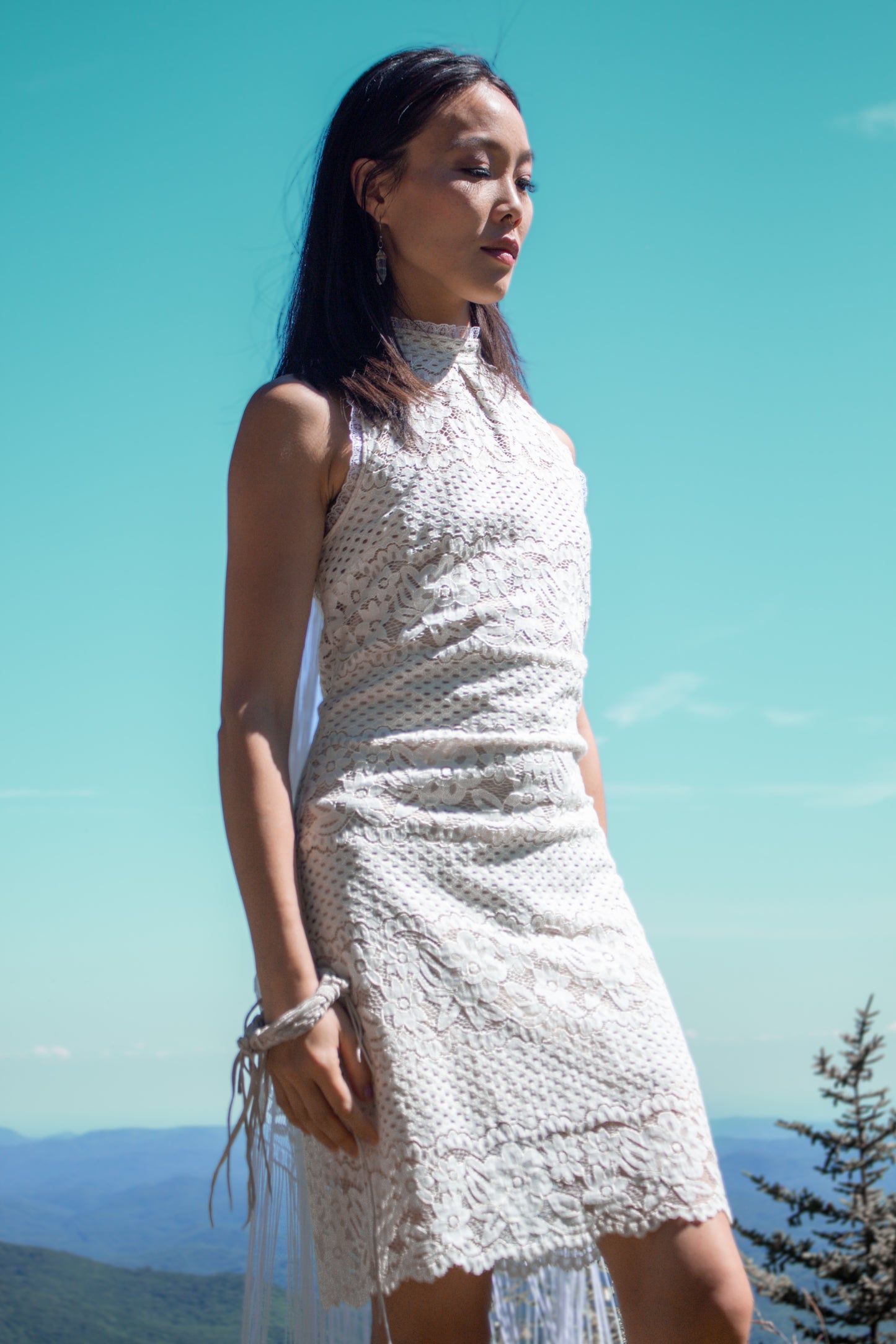 Dovetail Bridal Mini Dress