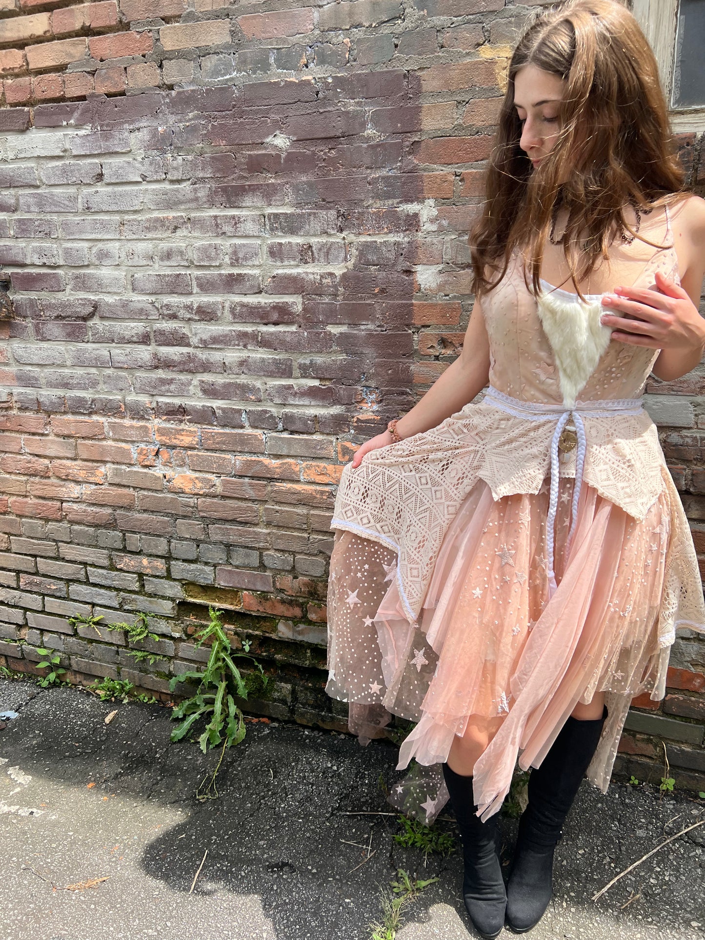 Pastel Rabbit Wonderland Faerie Dress
