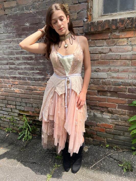 Pastel Rabbit Wonderland Faerie Dress