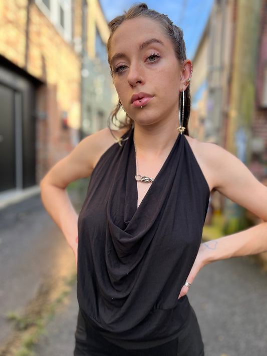 Black Athena Halter (Sm - Med)