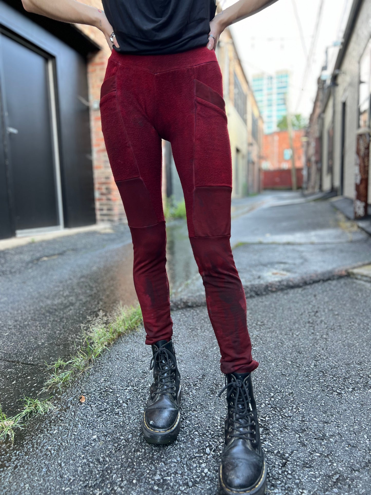 Crossfox Lucien Leggings (Crimson)