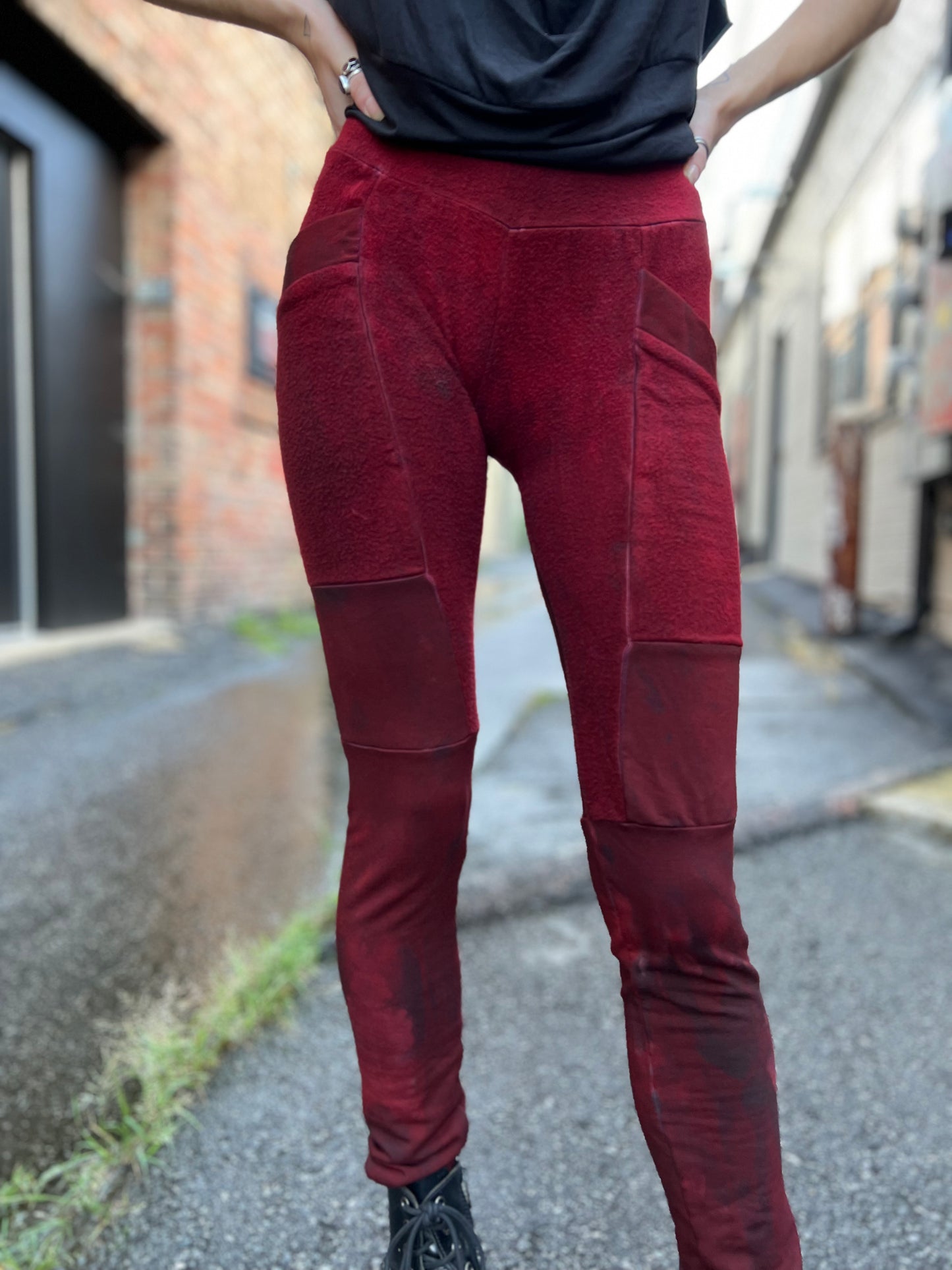 Crossfox Lucien Leggings (Crimson)