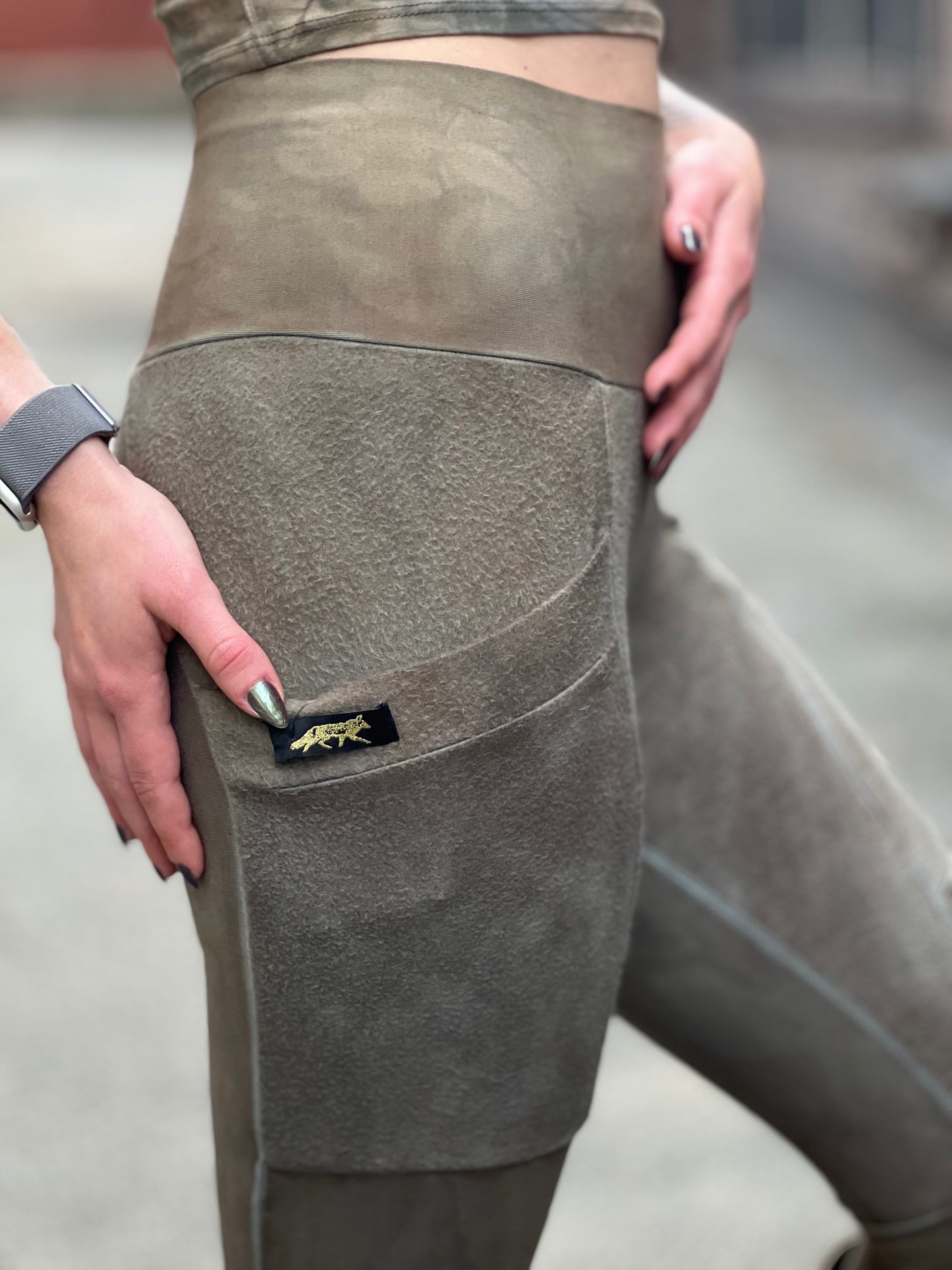 Crossfox 'Forest' Lucien Leggings (Bamboo Fleece)
