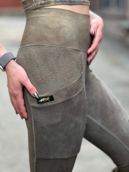 Crossfox 'Forest' Lucien Leggings (Bamboo Fleece)