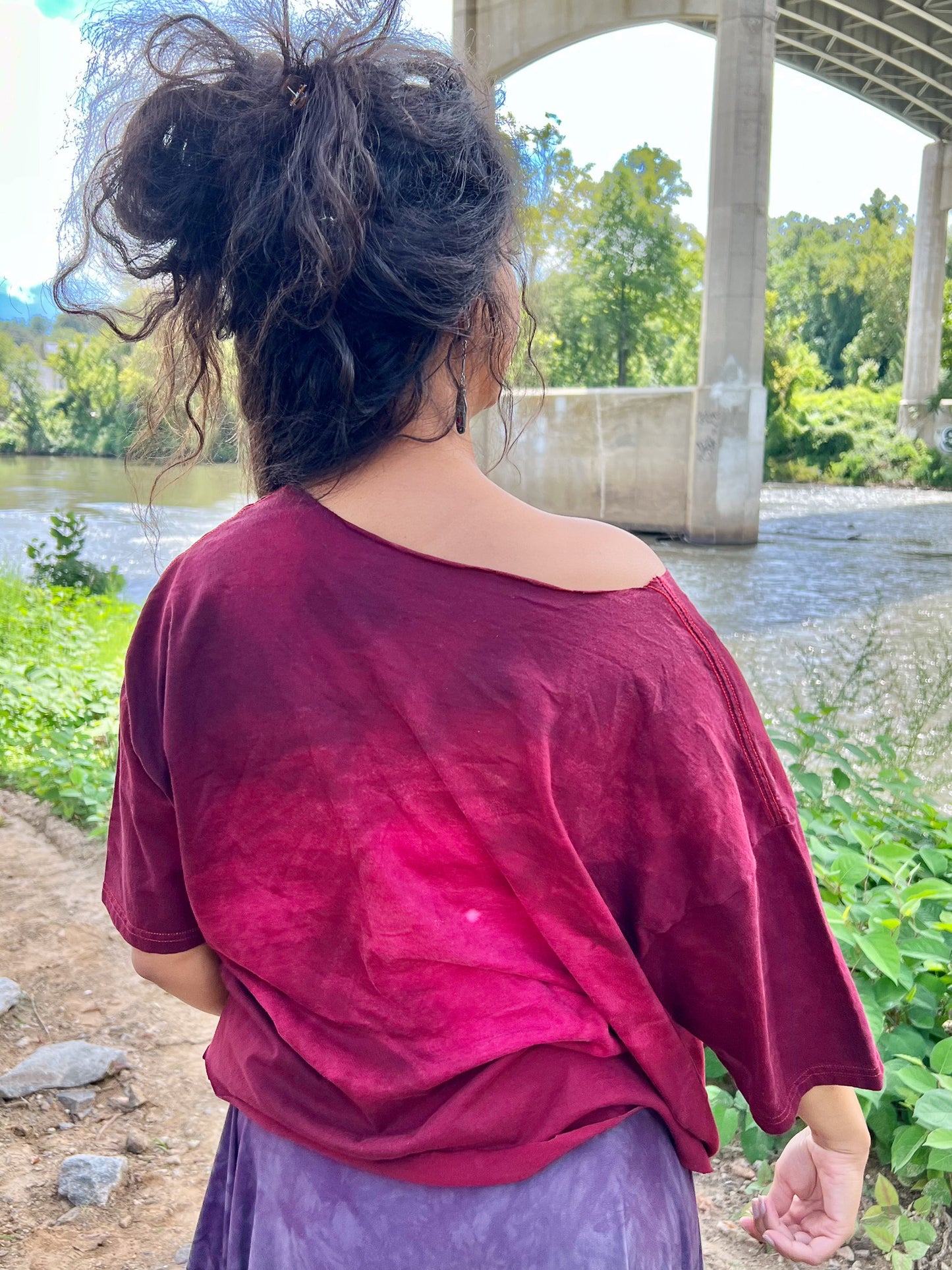 LO Crimson Sigil 100% Cotton Crop Top