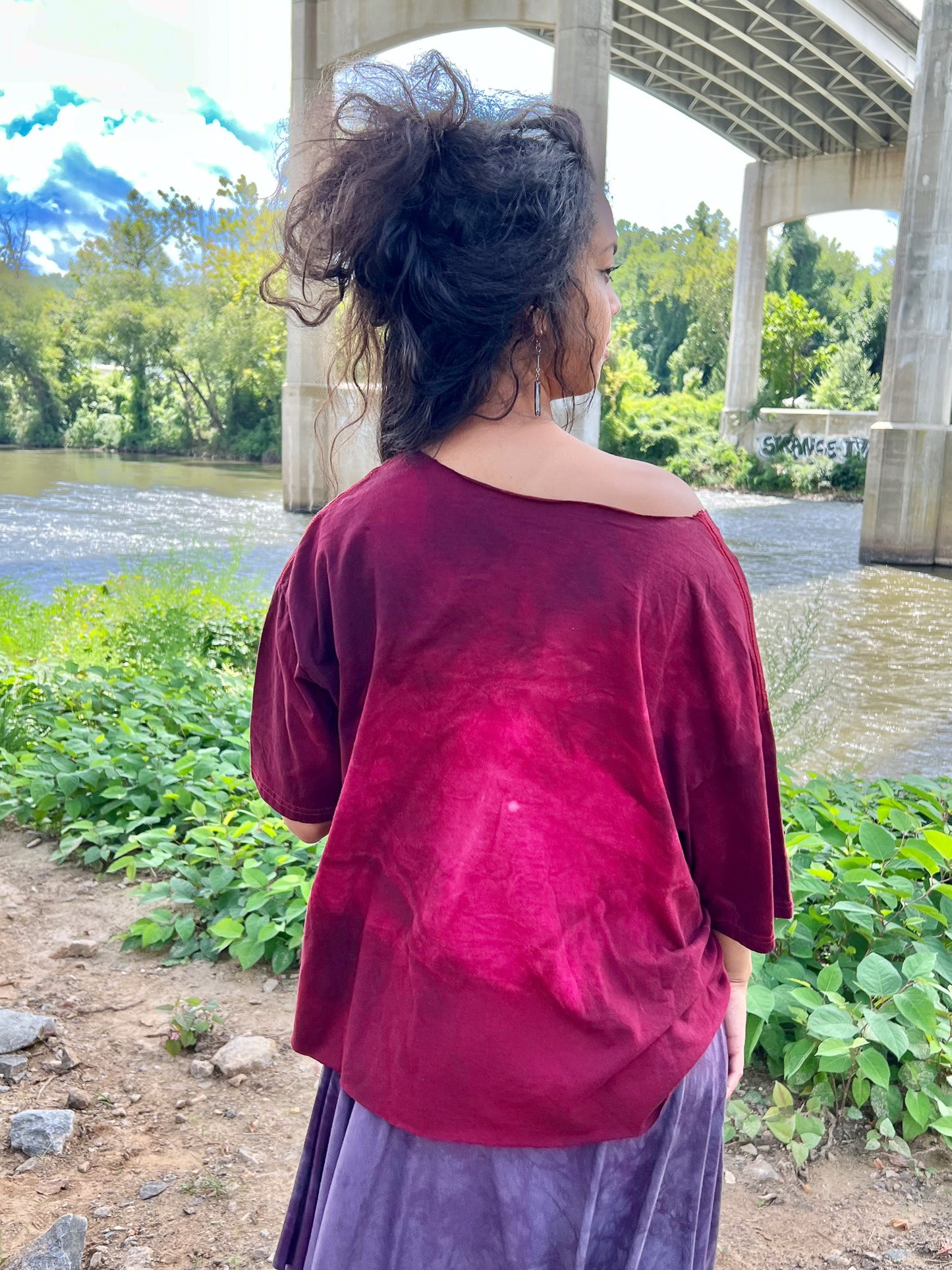 LO Crimson Sigil 100% Cotton Crop Top