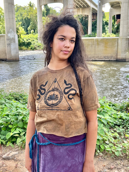 LO Desert Sigil 100% Cotton Crop Top