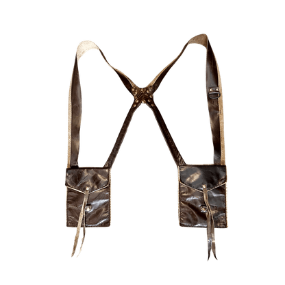 Rustic Brown EMF Blocking Utility Harness Bag