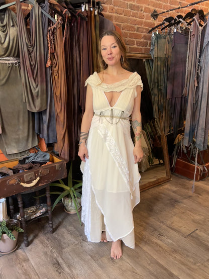 Lace Folk Ritual Gown